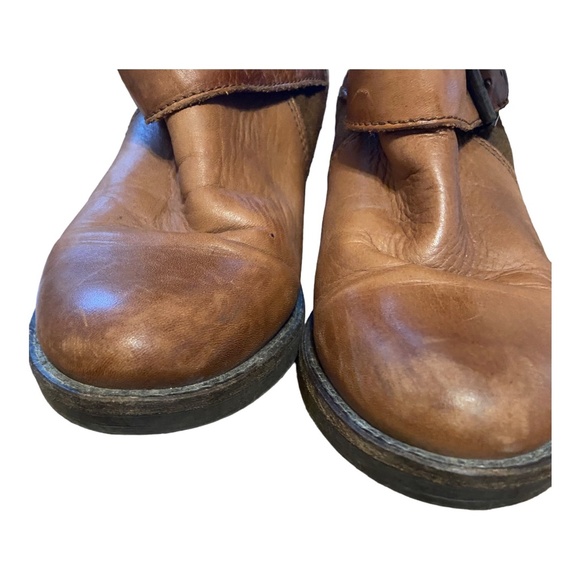 Aldo distressed leather & suede booties Sz 7 - Picture 12 of 16